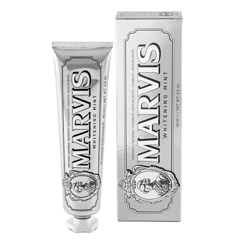 - Marvis Whitening Toothpaste | Mint | 85ml | Promotes the Natural Whitening of the Teeth -