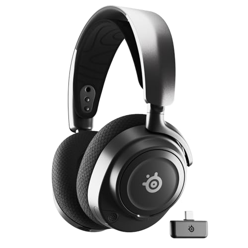 - SteelSeries | Arctis Nova 7 | Wireless Multi-Platform Gaming Headset | Dual Wireless 2.4GHz & Bluetooth | PC, PS5, Switch, Mobile -