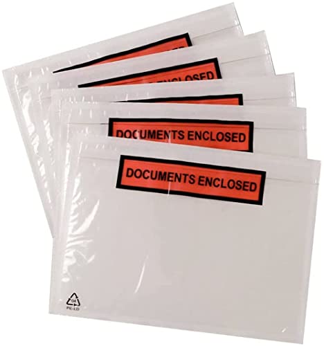 - SALTECH 10 X A5 Printed Document Enclosed Wallets | Pack of 10 | A5 | Approx 225mm x 165mm -