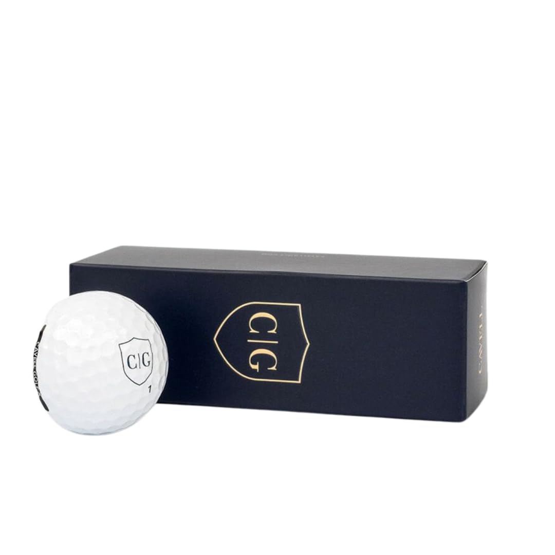 Cavell Golf X | 12 Golf Balls | High-Performance 4-Piece Cast Urethane Tour Ball | Golf Gifts and Golf Accessories