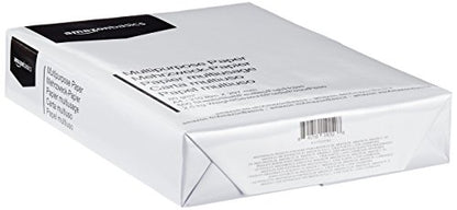 Amazon Basics Multi-purpose Copy Printer Paper, A4 80 gsm, 2500 Count (Pack of 5), White