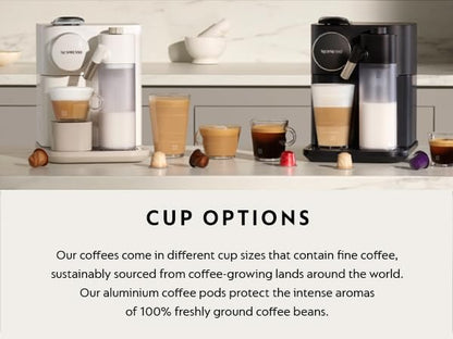 De'Longhi Nespresso Gran Lattissima EN640.B, Automatic Coffee Maker, Single-Serve Capsule Coffee Machine, Automatic Frothed Milk, 19 Bar Pressure, Cappuccino, Latte, 1400W, Sophisticated Dark Black