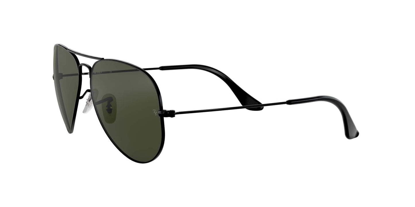 - Ray-Ban mens Aviator Sunglasses | Black | 58 mm UK -