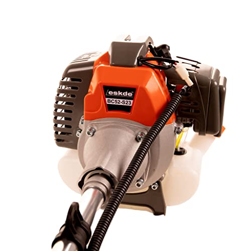 - eSkde 52cc Petrol Garden Brush Cutter Strimmer | Line Trimmer Kit | 2 Stroke Petrol 2 in 1 Kit BC52-S23 -