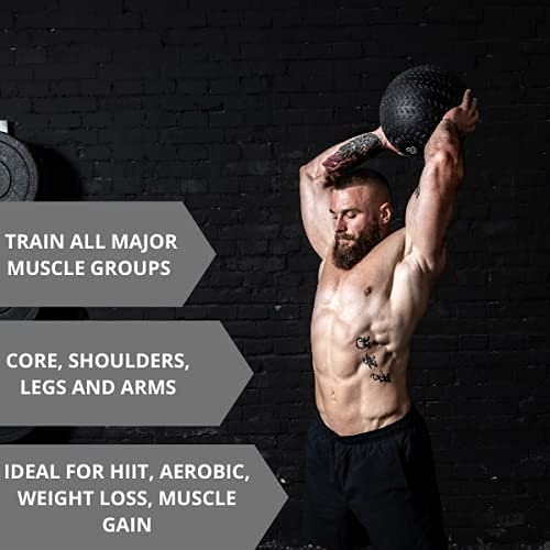 - Weight Slam Ball Medicine Ball,No Bounce, Heavy Duty Rubber Home Gym Fitness Training Workout