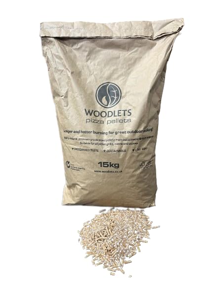 - Premium Pizza Oven Pellets  | 15 kg Bag of 100% Natural BBQ Wood Smoking Pellets -