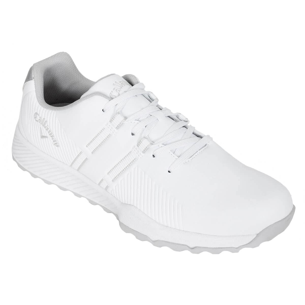 Callaway Golf Mens Chev Trax Golf Shoes - White/Grey - UK 10