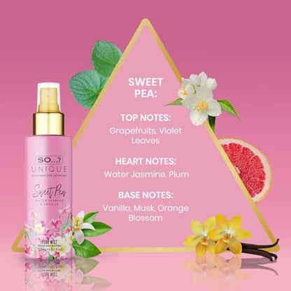 - So…? | Unique Grande Womens Mini Mist Gift Set | Body Mist Fragrance Spray (6x50ml) -