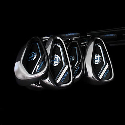 - LAZRUS GOLF Premium Golf Irons Set | (4,5,6,7,8,9) Steel Shaft Regular Flex Golf Clubs -