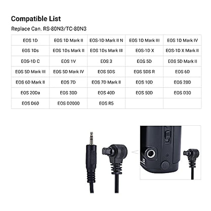 - JJC Wireless Remote Shutter Release Intervalometer Timer -