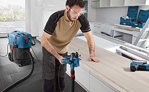 Bosch Professional 18V System Cordless Planer GHO 18V-LI (no-Load Speed 14,000 min-1, max. chip Thickness 1.6 mm, Without Rechargeable Batteries and Charger, in Cardboard Box)