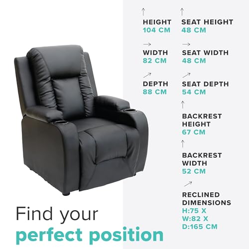 - More4Homes | OSCAR Pushback Recliner Armchair -
