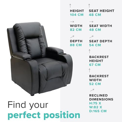 - More4Homes | OSCAR Pushback Recliner Armchair -