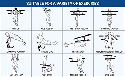 - Innovation Fitness Powerbar 2 | Professional pull up bar | NO Assembly -