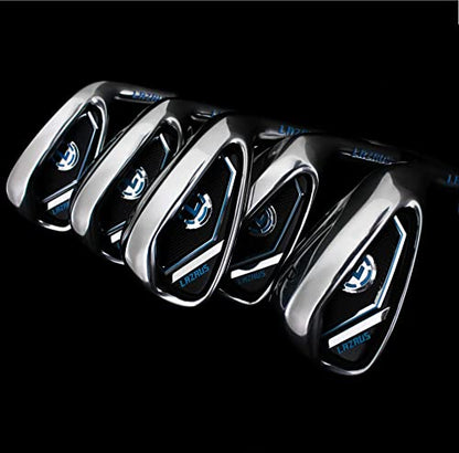 - LAZRUS GOLF Premium Golf Irons Set | (4,5,6,7,8,9) Steel Shaft Regular Flex Golf Clubs -
