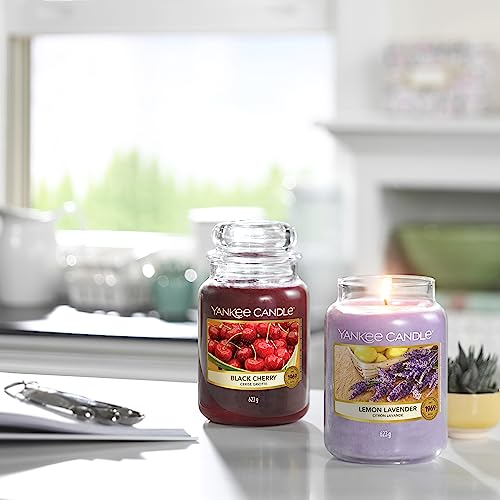 - Yankee Candle Scented Candle, Black Cherry Large Jar Candle Gift