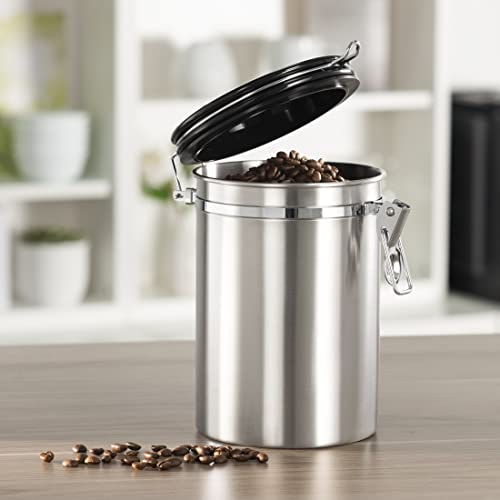 - Xavax Coffee Jar for 1 kg Coffee, Stainless Steel.