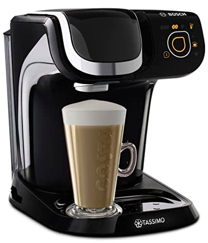 - TASSIMO | Bosch My Way 2 TAS6502GB Coffee Machine | 1500 Watt | 1.3 Litre | Black -