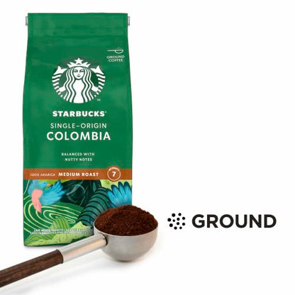- STARBUCKS Single-Origin Colombia | Medium Roast | Ground Coffee 200g (Pack Of 6) -