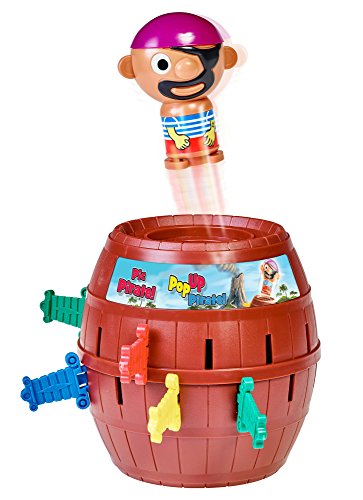 - TOMY Pop Up Pirate Classic Children's Action Board Game | Choc Brown -