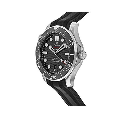 - Omega Seamaster Diver 300M 42MM Black Dial Mens Watch -