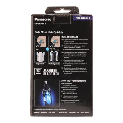 - Panasonic ER-GN300K503 | Electric Facial Ear Eyebrow and Nose Hair Trimmer -