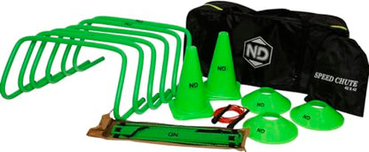 - ND Sports Agility kit | Speed Reaction Cones & Ladder For Football & Rugby Training -