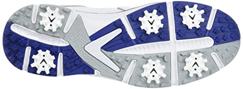 Callaway Men's M574 Chev Mulligan Golf Shoes, White Navy, 9 UK