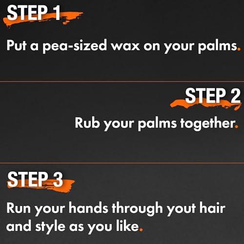 Da Dude Da Wax Premium Strong Hold Men's Hair Styling Wax with Matte Finish - Natural, Firm Hold Hair Wax for Versatile Styling