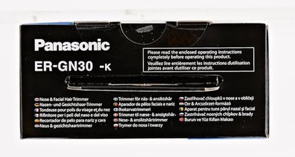 - Panasonic ER-GN30 | Wet & Dry Electric Facial Hair Ear and Nose Hair Trimmer -