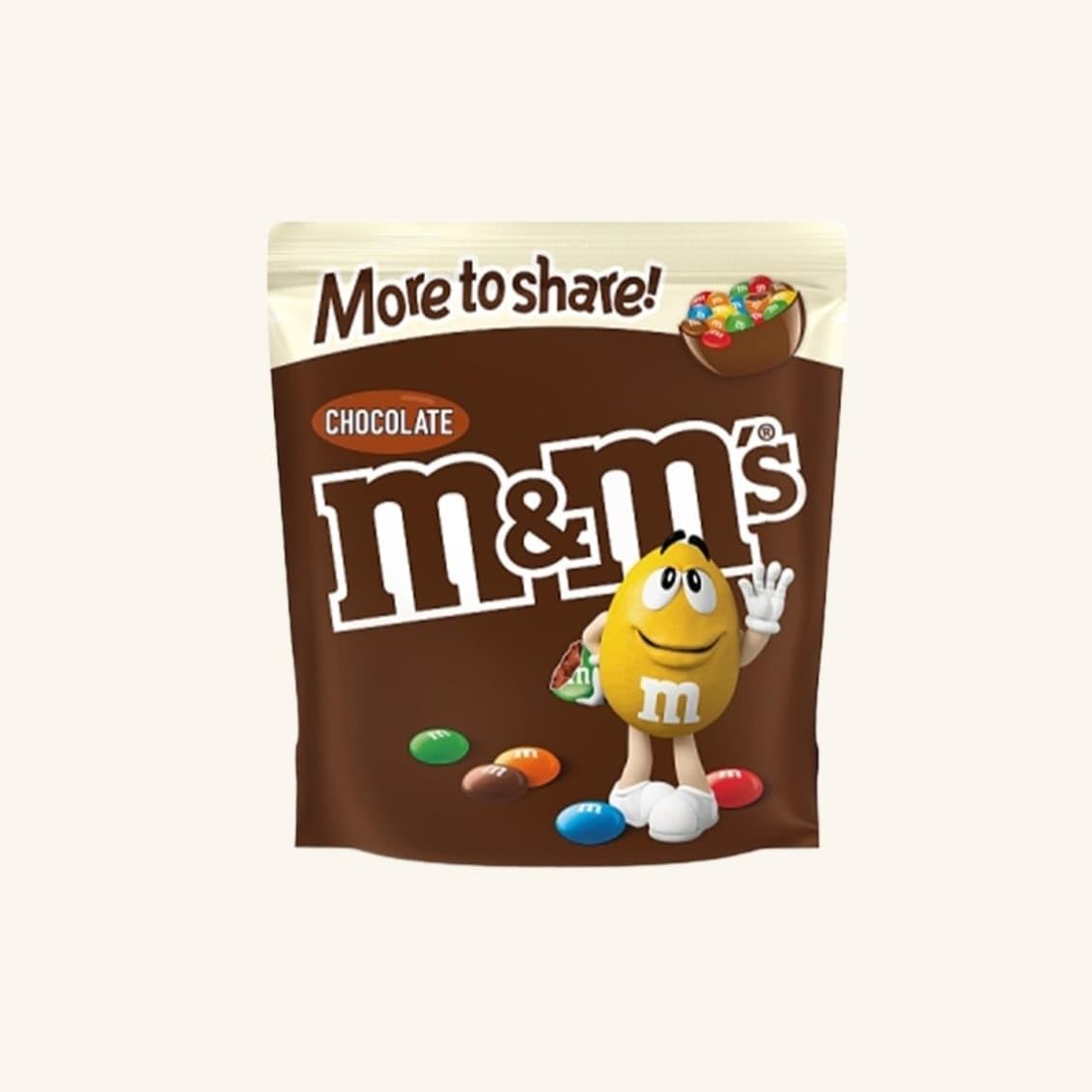 - M&M's Sharing Pouch Chocolate 220g | Peanut Chocolate 220g & Crispy Chocolate 213g -