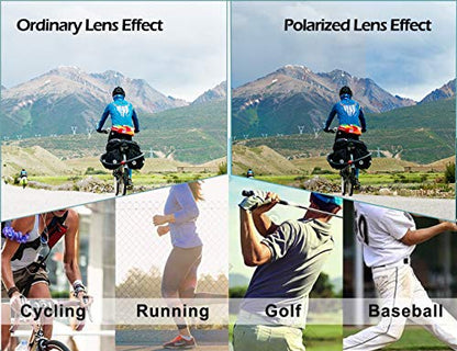 - ROCKBROS Polarized Cycling Sunglasses | Sports Sunglasses | UV Protection Cycling Glasses -