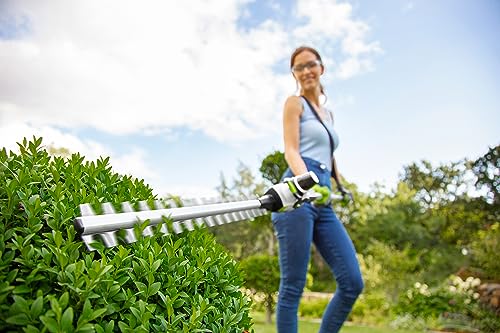 - Gtech HT50 Cordless Pole Hedge Trimmer | 60 Mins Runtime Li-ion Battery | 53cm Cutting Length, 135° | Adjustable Head -