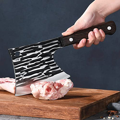 - Fubinaty 6 Inch Chef's Knife | Handmade Forged Thickened Kitchen Knive -