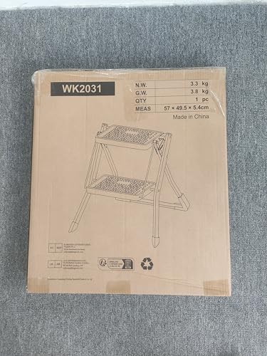 - KINGRACK Step Ladder |  2 Step Portable Ladder With Large Platform -