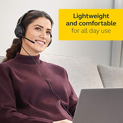 - Jabra Evolve2 30 Headset | Noise Cancelling Microsoft Teams Certified Stereo Headphones With 2-Microphone Call Technology -