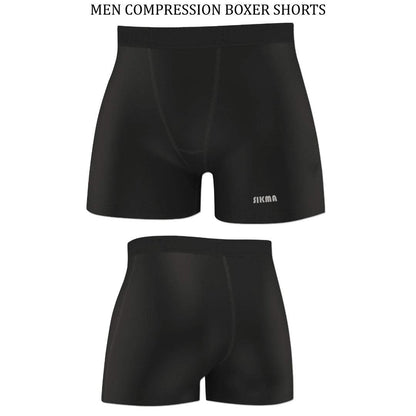 - Sikma Mens Compression Boxer Shorts|  Baselayer Skin Tight Briefs -