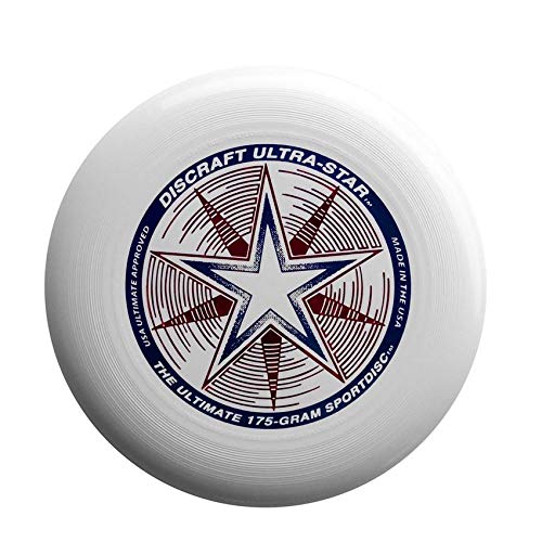 - Discraft Ultrastar 175g Flying Disc | Ultimate Frisbee Competition Spec | Includes Cascade Juggling Bag -