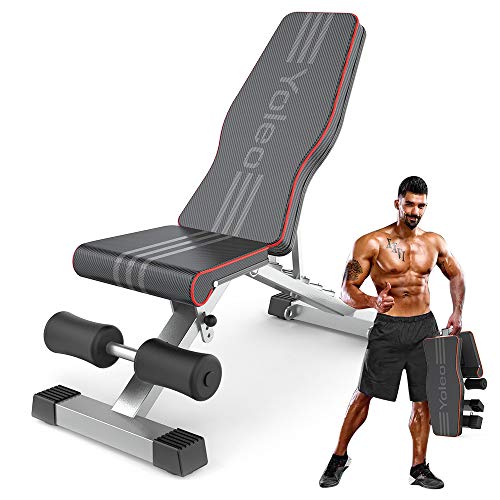 - YOLEO Weight Bench, 660LBS Adjustable/Foldable Strength Training Bench, Utility Incline/Decline Bench