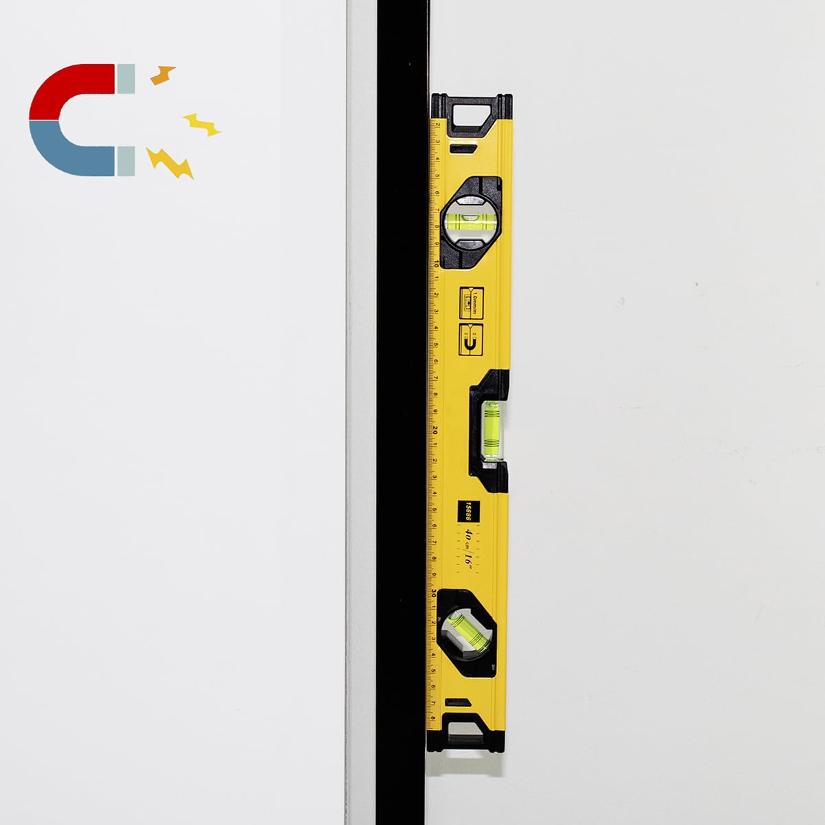 - Teronbeta Aluminium Alloy Spirit Level | 400 mm/16 Inch | Shock Proof Torpedo Level -