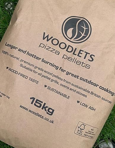 - Premium Pizza Oven Pellets  | 15 kg Bag of 100% Natural BBQ Wood Smoking Pellets -