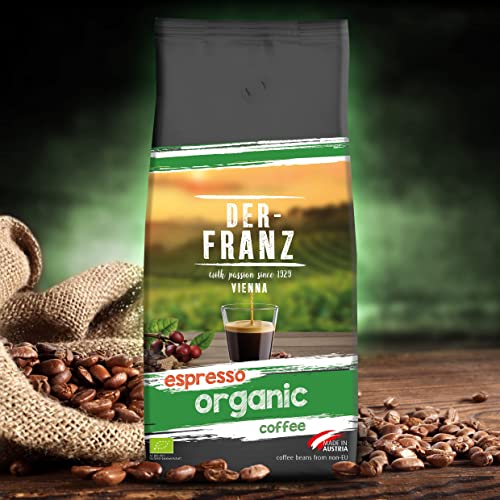 Der-Franz Espresso organic Coffee, whole bean, 1000 g