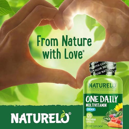- NATURELO One Daily Multivitamin for Men | with Natural Food-Based Vitamins -