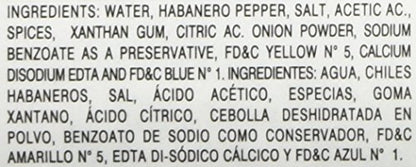 - El Yucateco Salsa Picante de Green Chile Habanero Hot Sauce | 120ml -
