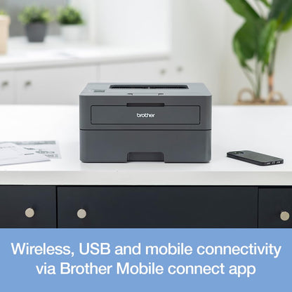 BROTHER HL-L2445DW Mono Laser Printer | Single function | Automatic 2-sided print | A4|UK Plug