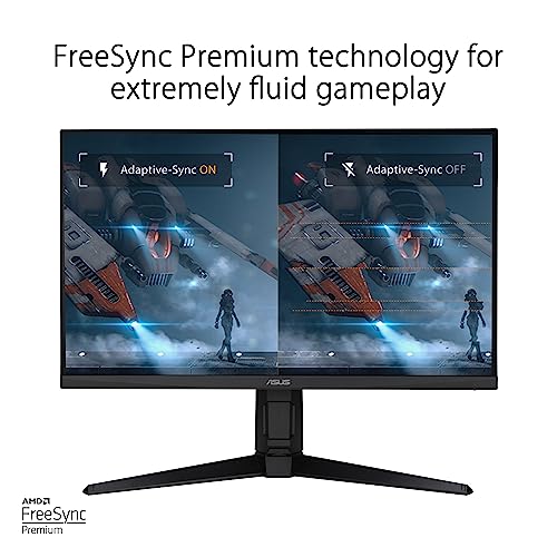 ASUS TUF Gaming VG27AQML1A Gaming Monitor – 27-inch, QHD(2560x1440), Overclock to 260Hz (native 240Hz), ELMB Sync, Freesync Premium™, 1ms (GTG), Variable Overdrive,100% sRGB, DisplayHDR™ 400