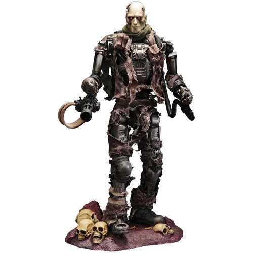 - Hot Toys Movie Masterpiece Terminator | 4 1/6 Scale Figure T-600 Damage Skin Version -