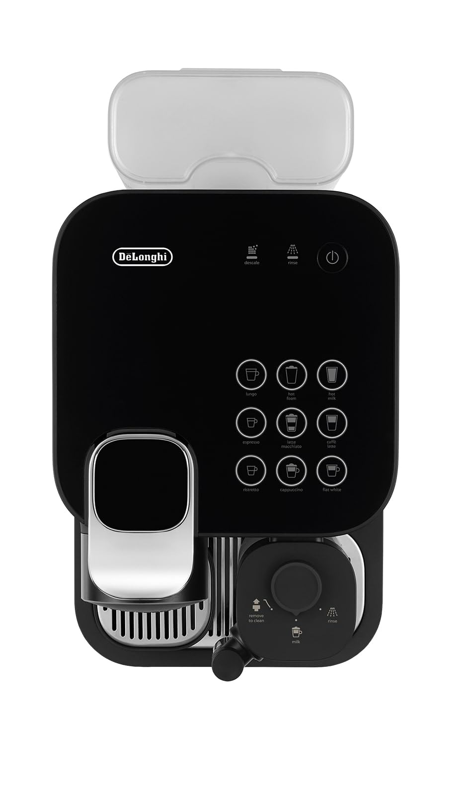 De'Longhi Nespresso Gran Lattissima EN640.B, Automatic Coffee Maker, Single-Serve Capsule Coffee Machine, Automatic Frothed Milk, 19 Bar Pressure, Cappuccino, Latte, 1400W, Sophisticated Dark Black
