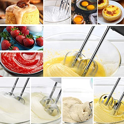 - Hand Mixer | Electric Cake Whisk Food Mixer for Baking Self-Control/Turbo Boost | 4 Stainless Steel Accessory Food Beater -