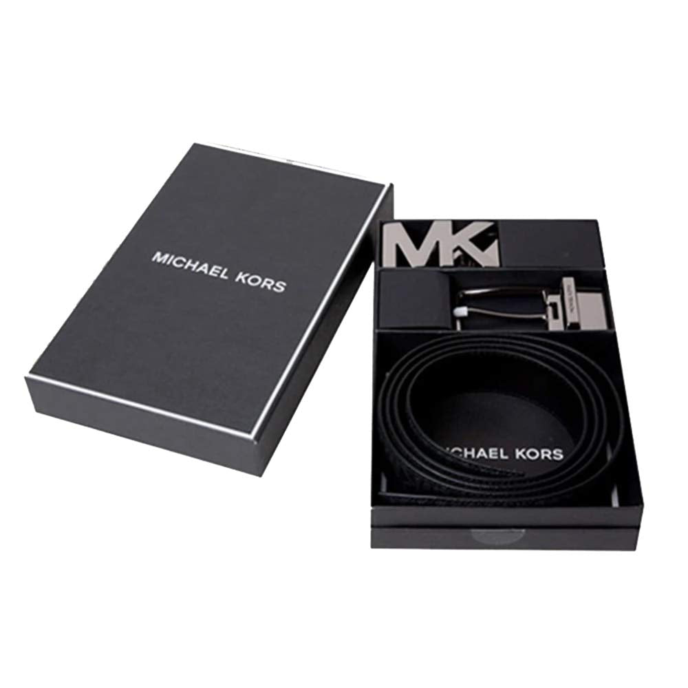 - Michael Kors Men's 36H9MBLY4V | Box Jet Set 4 In 1 Signature Leather Gift Set Belt -
